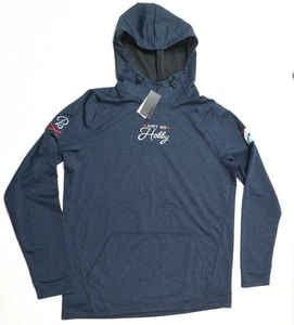 UNRL Aint No Hobby Crossover Hoodie Herren Large Navy Heather Langarm Pullover - Bild 1 von 11