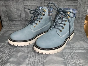 Carlkarida Unisex / Damen Stiefel hellschieferblau Winter, Wandern, Flanell, Neu mit Karton - Bild 1 von 5