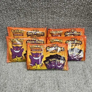 600 Pokemon TCG Cards 5 Trick or Trade Booster Bags of 120 Cards Ea Party Favors - Picture 1 of 21