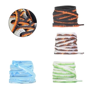 Flat Polyester Shoe Laces For Sneakers Athletic Footwear Shoe Accessories - Picture 1 of 15