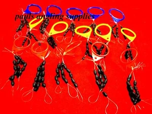 450 Stops = 30 x Rings Fishing Sliding Float / Rig Gummy Stops Assorted - Picture 1 of 1