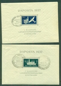 DANZIG #221, C41, gebrauchte Blocks, Scott 36,00 $ - Bild 1 von 1