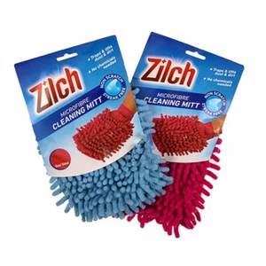 Large Thick Microfibre Cleaning Mitt Glove Cloth Machine Washable Soft Rag Dust - Picture 1 of 6