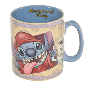 Disney Stitch XL Tasse Mornings Aren’t Pretty I Hate Mornings Kaffee Freizeitparks - Bild 1 von 9
