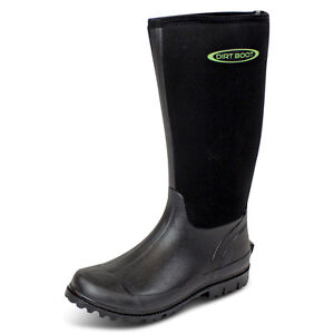 Dirt Boot® Neopren Wellington Muck Stiefel Damen Herren Unisex Wellies schwarz
