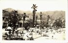 c.1950s Santa CATALINA Island, California, Avalon Beach Scene; Beach Umbrellas 