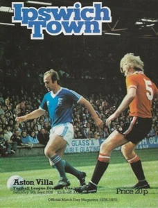 Ipswich Town v Aston Villa Division One 9th September 1978 - Picture 1 of 11