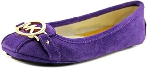 Michael Kors Women's Fulton Moc Suede Ballet Iris, - Picture 1 of 5