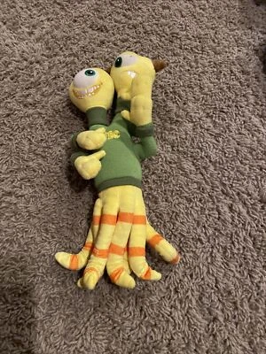Disney Pixar Monstruos Universidad Terry & Terri - Peluche monstruo de dos cabezas 16" R Foto 1 de 2
