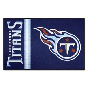 FANMATS - 8239 NFL Tennessee Titans Nylon Face Starter Rug 19"x30" Starter Mat - Foto 1 di 4