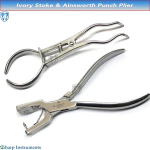 Ivory Stoke Rubber Dam Brewer Forceps Punch Pliers Othodontic Endodontic Pinces - Picture 1 of 8