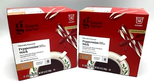 2 Pck Good & Gather Peppermint Stick Coffee K-Cup Pods 16 Count Light Roast - Picture 1 of 5