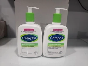 Cetaphil Hydrating Moisturizing  for All Skin Types, Sensitive Skin, 16 oz 2pcs - Picture 1 of 3