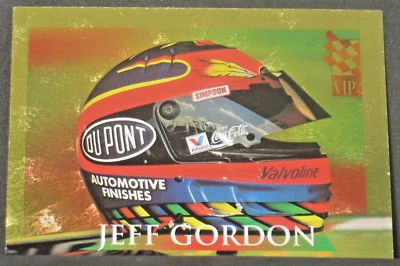 Jeff Gordon 1995 Press Pass VIP Helmets Gold Parallel Insert #H4 - Image 1 of 2