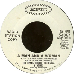 Frank Hunter And His Orchestra / A Man And A Woman / The Dewt-Dih-Dewt Song / - Imagen 1 de 2