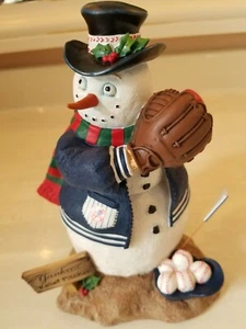 2001 DANBURY MINT NEW YORK YANKEES CHRISTMAS SNOWMAN PITCHER - 1St Generation - Picture 1 of 10