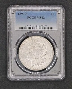 1890-S Morgan Dollar | PCGS MS62 #923 - Picture 1 of 4