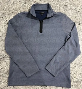 Banana Republic Quarter Zip Pullover Herren Medium Performance Golfen Blau - Bild 1 von 7