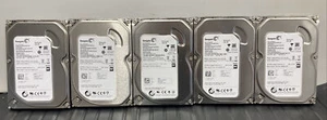 LOT Of 5 SEAGATE 500GB 7200 RPM SATA 16MB Cache 3.5" Hard Drive ST500DM002 - Picture 1 of 5