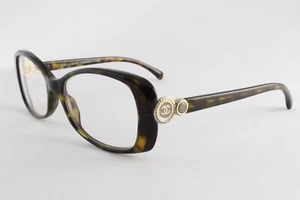 CHANEL eyeglasses - 3202 c714 COLLECTION BOUTON - Dark Brown Tortoise - Womens - Picture 1 of 5