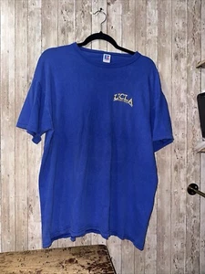 Vintage T-Shirt Men's Blue Retro Short Sleeve UCLA BRUINS  Logo L - Picture 1 of 2