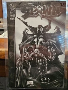 Spawn #1 Black and White Variant Rare ~ Todd McFarlane - Picture 1 of 2