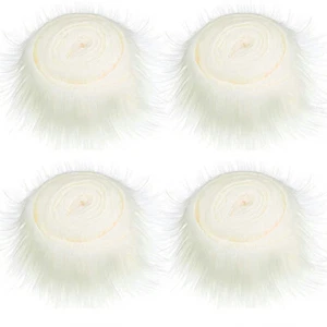 DIY Faux Fur Collar Trim Handmade Fabric Accessories Strip Fur Edge Fluffy Hood - Picture 1 of 18