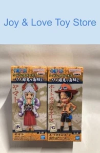 ONE PIECE WCF World Sammelfigur Onigashima Vol 2 Yamato & Ace - Bild 1 von 6