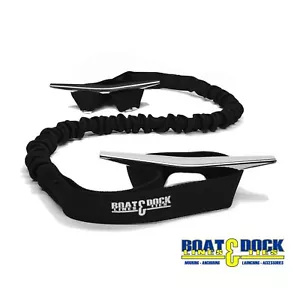 Bootsanlegekrawatten - 36 Zoll 2 Schlaufenende genäht Bungee Festlegekrawatten 2er-Pack - Bild 1 von 7