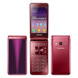 Samsung Galaxy Folder2 SM-G1650 16GB 4G LTE Flip Android Dual SIM CellPhone - Picture 1 of 15