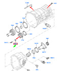 Ford Transit Mk3 Getriebe Vorgelegewelle Lagersperre 1386702 Neu Original