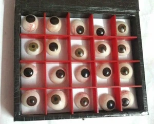 Prótesis de ojo marrón artificial, juego de 20 - Imagen 1 de 4