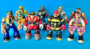 Vintage Fisher Price Rescue Heroes Lot of 8 action figures 1999 and 2000 - Picture 1 of 8