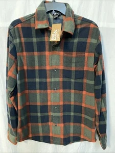 Eddie Bauer Men's Plaid Fleece Shirt Size S - Picture 1 of 5