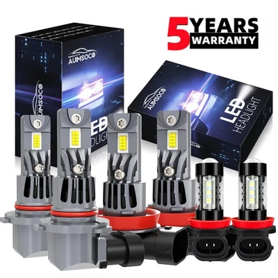 Faros antiniebla altos/bajos 6 piezas para Nissan Máxima 2009-2014 6 piezas 6000 k Foto 1 de 4