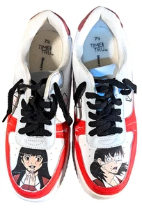 Zapatillas marca Time and Tru pintadas a medida con personajes de Kakegurui. - Imagen 1 de 5