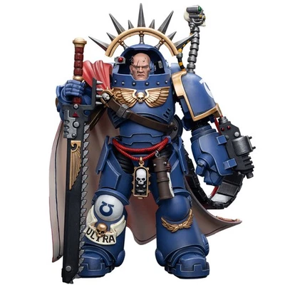 HiPlay JOYTOY Warhammer 1/18 Ultramarines Captain in Gravis Armour Action Figure - Image 1 of 4
