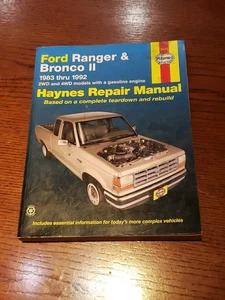 Manual de reparación Haynes para Ford Ranger & Bronco II 1983-1992 2x4 4x4 36070  - Imagen 1 de 10