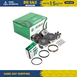 Pistons w/ Rings 20mm Wrist Pin fit 97-00 Volkswagen Audi Turbo 1.8L 20V - Picture 1 of 9