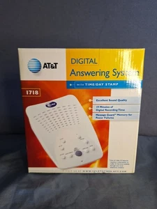 AT&T - Digitaler Anrufbeantworter mit Zeit-/Tagesstempel - 1718 - Bild 1 von 6