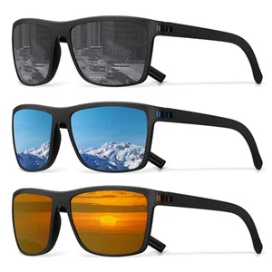 ✅ PREMIUM GLÄSER, 3-teiliges SET, ENTSPIEGELTE UV400 Outdoor Polarisierte Sonnenbrille - Bild 1 von 9