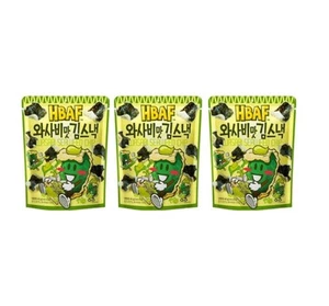 3 X Chip de algas Wasabi HBAF 40 g de Corea - Imagen 1 de 2