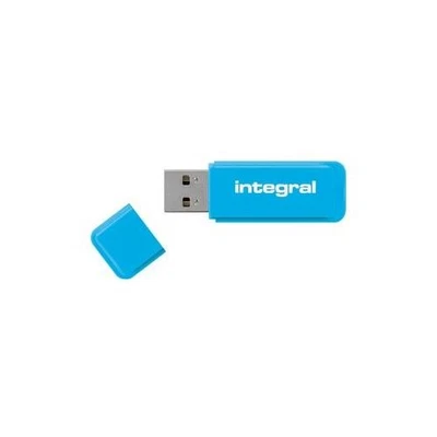 INFD64GBNEONB3.0 Integral USB 3.0 Flash Drive Neon 64Gb Blue - Image 1 of 2