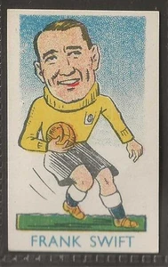 KIDDYS FAVOURITES-POPULAR FOOTBALL 1948-#27- MANCHESTER CITY - FRANK SWIFT  - Picture 1 of 2