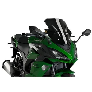 PUIG RACING SCREEN FOR KAWASAKI NINJA 1100 SX SE 2025 BLACK - Picture 1 of 1