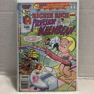Richie Rich & Professor Keenbean #1 Harvey Comic Book 1990 *HIGH GRADE* - Picture 1 of 6
