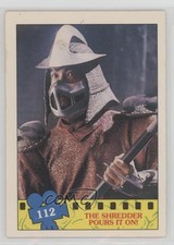 1990 O-Pee-Chee Teenage Mutant Ninja Turtles Movie The Shredder Pours it On! 2d8