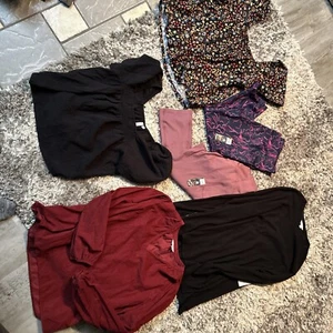 NEW LOT 6 CLOTHES LOT SIZE WOMENS XL LEGGINGS SHIRTS TOPS XL - Picture 1 of 14