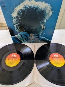Bob Dylan More Greatest Hits 1975 UK 2 x Vinyl LP CBS 67239 PROCLEANED TESTED EX - Picture 1 of 24