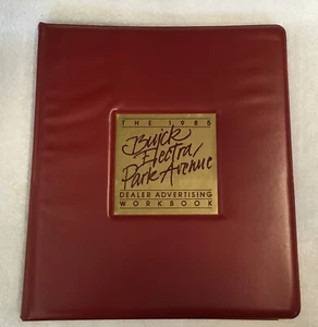 1985 Buick Dealer Advertising Workbook Electra Park Avenue with 33-1/3 record - Picture 1 of 13